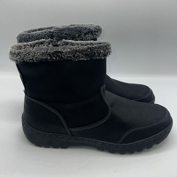 KHOMBU Black Addison Winter Bootie-10M - Picture 2 of 10